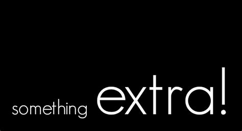 Something extra - 